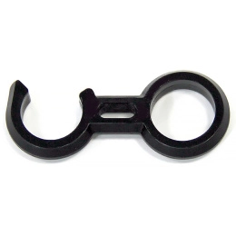 Крючок фиксатор трапа 25 мм черный (040546BT, 10269481)